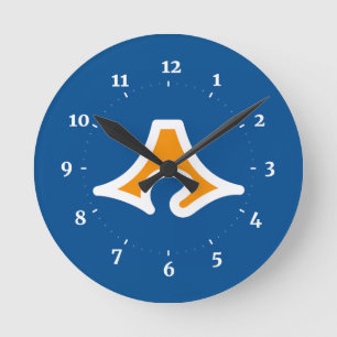 Flagge der Präfektur Shizuoka, Japan Runde Wanduhr