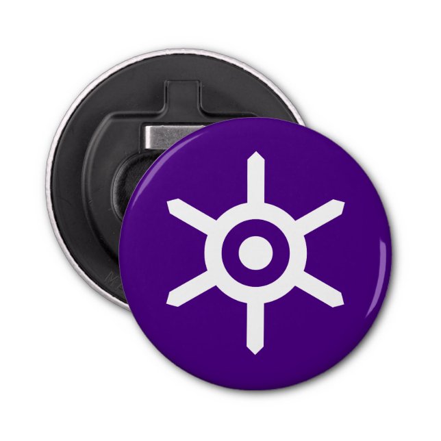 Flagge der Präfektur Tokio, Japan Flaschenöffner (Vorderseite)