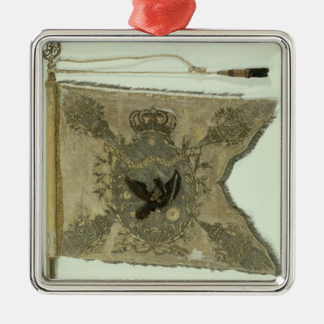 Flagge der preussischen Infanterie unter Frederick Ornament Aus Metall (Vorne)