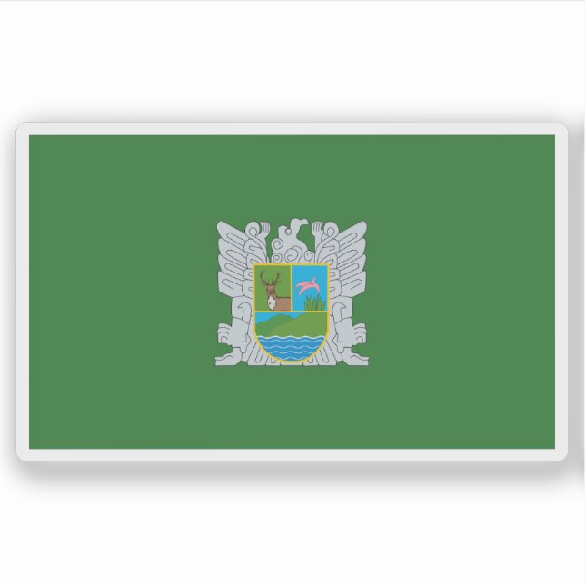 Flagge der Provinz Huari, Peru Aufkleber (Vorderseite)