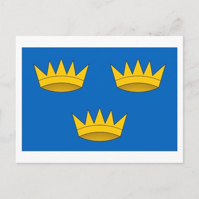 Flagge der Provinz Munster Postkarte (Vorderseite)