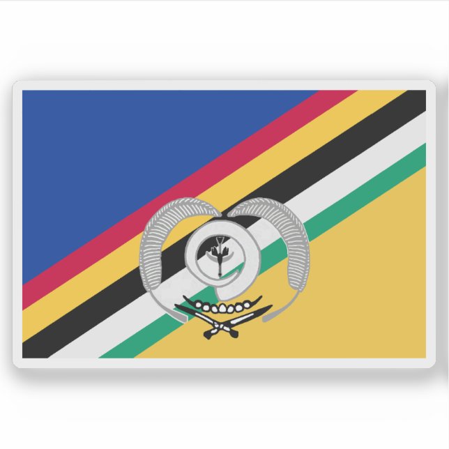 Flagge der Provinz Torba, Vanuatu Aufkleber (Vorderseite)