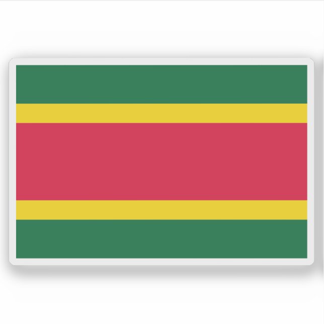 Flagge der Region Algier (Algerien) Aufkleber (Vorderseite)