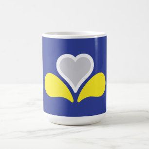 Flagge der Region Brüssel-Hauptstadt, Belgien Kaffeetasse