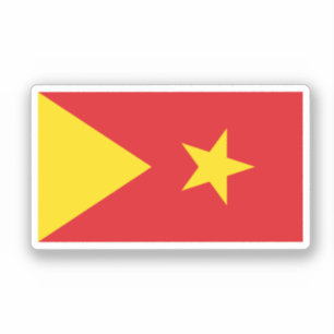 Flagge der Region Tigray Aufkleber