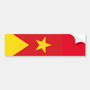 Flagge der Region Tigray Autoaufkleber