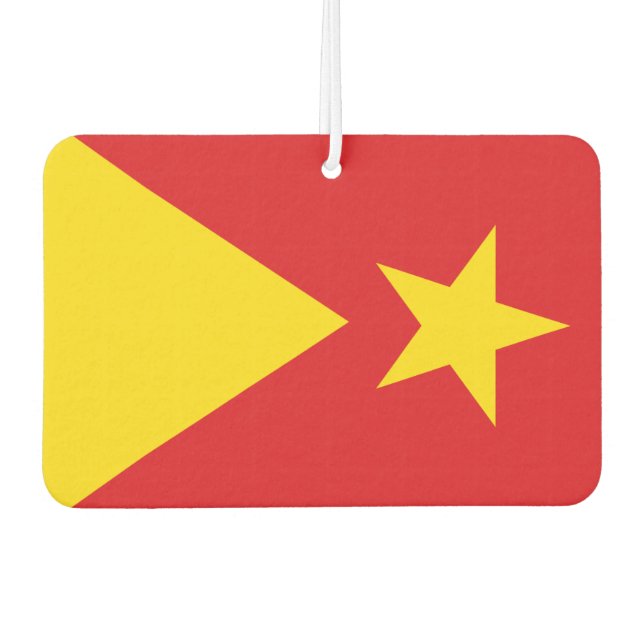 Flagge der Region Tigray Autolufterfrischer (Vorderseite)