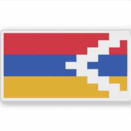 Flagge der Republik Artsakh Aufkleber