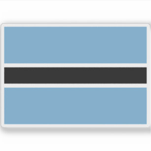 Flagge der Republik Botswana Aufkleber