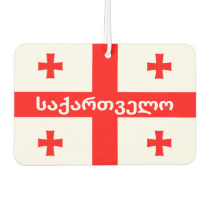Flagge der Republik Georgien Autolufterfrischer