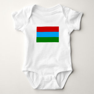 Flagge der Republik Karelien Baby Strampler