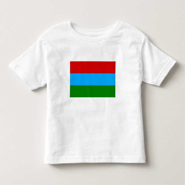 Flagge der Republik Karelien Kleinkind T-shirt (Vorderseite)