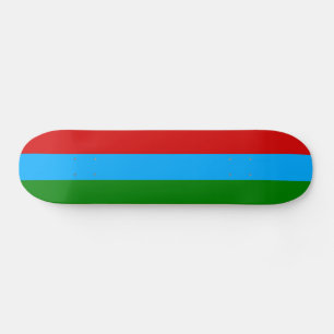 Flagge der Republik Karelien Skateboard