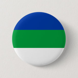 Flagge der Republik Komi Button