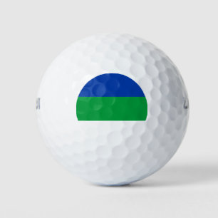 Flagge der Republik Komi Golfball