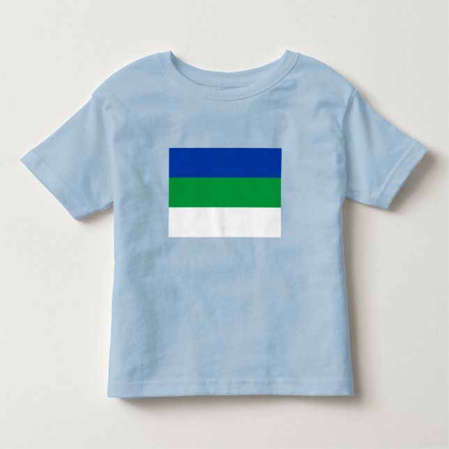 Flagge der Republik Komi Kleinkind T-shirt (Vorderseite)