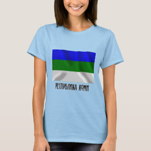 Flagge der Republik Komi T-Shirt