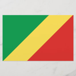Flagge der Republik Kongo Briefpapier