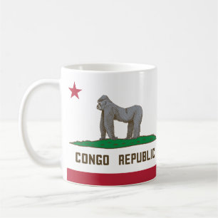 Flagge der Republik Kongo Kaffeetasse