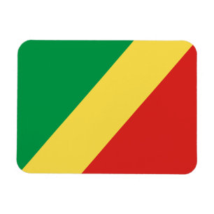 Flagge der Republik Kongo Magnet