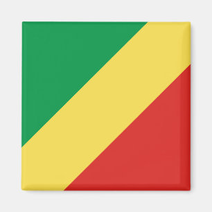 Flagge der Republik Kongo Magnet