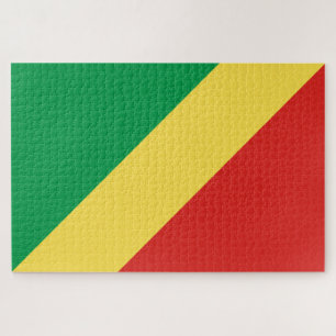 Flagge der Republik Kongo Puzzle