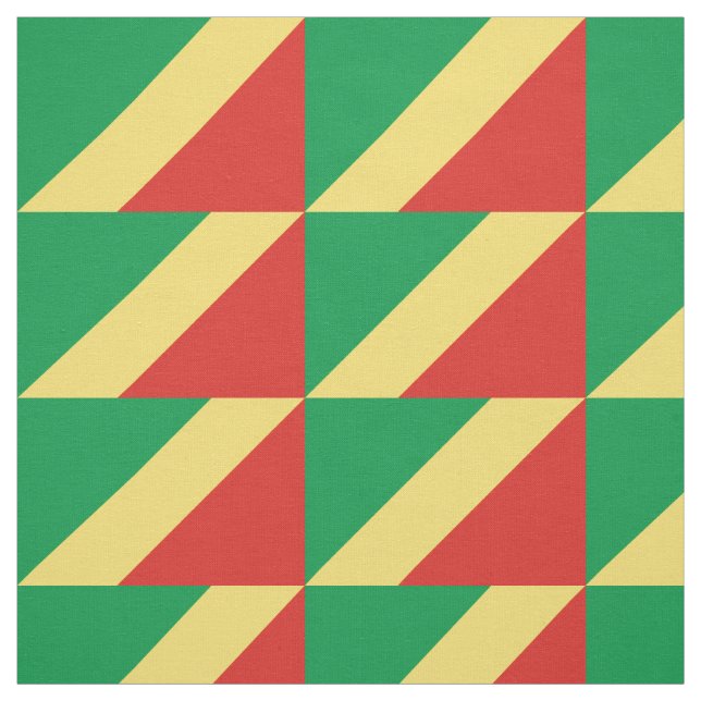 Flagge der Republik Kongo Stoff (Muster)