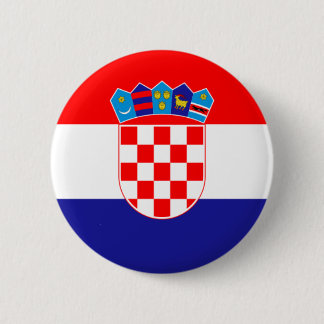 Flagge der Republik Kroatien Button