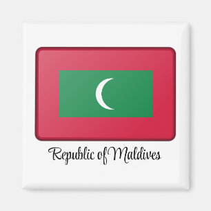 Flagge der Republik Malediven Magnet