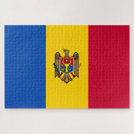 Flagge der Republik Moldau Puzzle