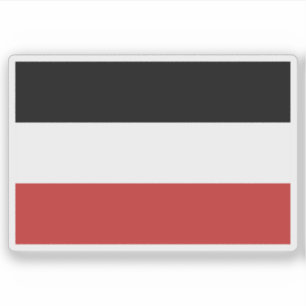 Flagge der Republik OberVolta (Burkina Faso) Aufkleber