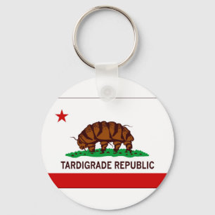 Flagge der Republik Tardigrade Schlüsselanhänger