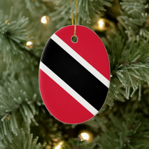 Flagge der Republik Trinidad und Tobago Keramik Ornament