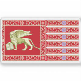 Flagge der Republik Venedig (La Serenissima) Aufkleber