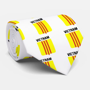 Flagge der Republik von Vietnam Cờ vàng Ba sọc đỏ Krawatte