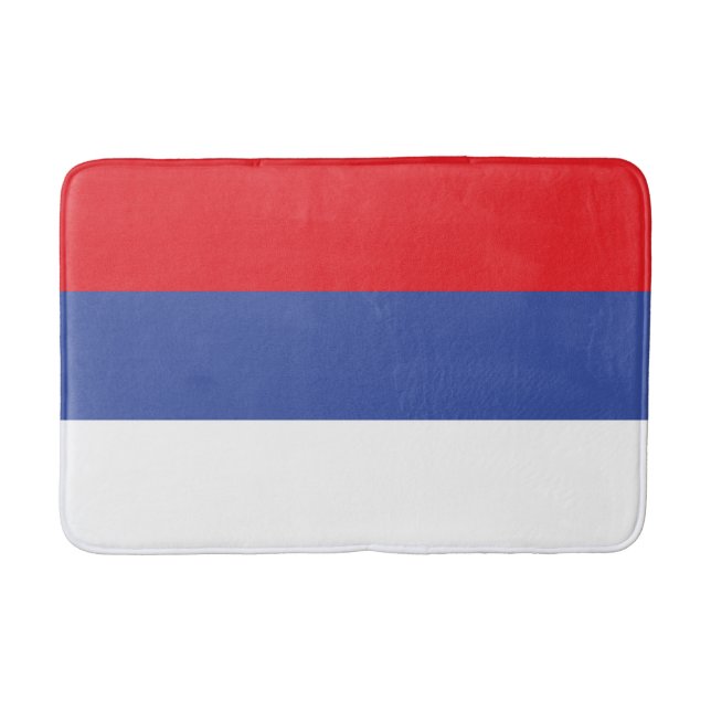Flagge der Republika Srpska Badematte (Vorderseite)