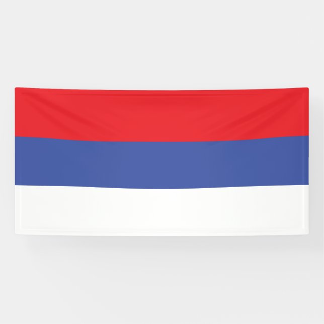 Flagge der Republika Srpska Banner (Horizontal)