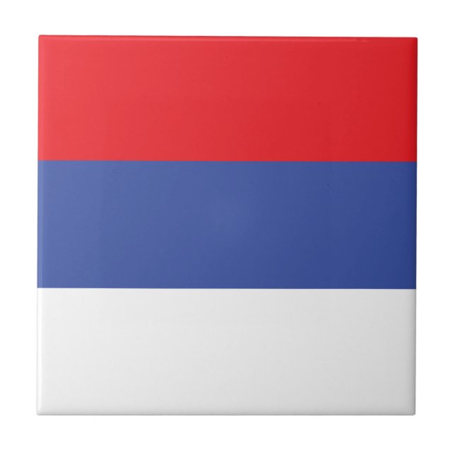 Flagge der Republika Srpska Fliese (Vorderseite)