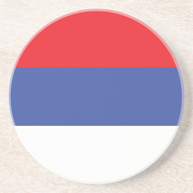 Flagge der Republika Srpska Getränkeuntersetzer (Vorne)