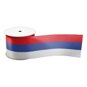 Flagge der Republika Srpska Satinband