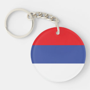 Flagge der Republika Srpska Schlüsselanhänger