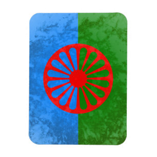 Flagge der Roma Magnet