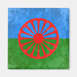 Flagge der Roma Magnet