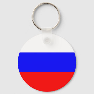 Flagge der Russischen Föderation - Ф л а г Р с о с Schlüsselanhänger