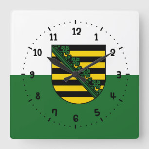 Flagge der sächsischen Uhr