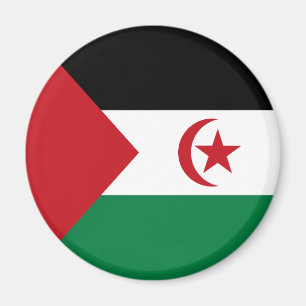 Flagge der Sahrawi Arabischen Demokratischen Repub Magnet