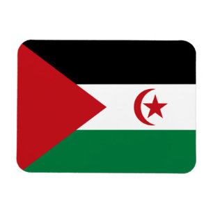 Flagge der Sahrawi-Arabischen Demokratischen Repub Magnet