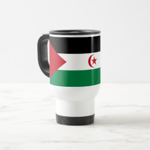 Flagge der Sahrawi Arabischen Demokratischen Repub Reisebecher