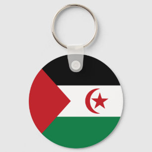 Flagge der Sahrawi Arabischen Demokratischen Repub Schlüsselanhänger