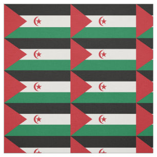 Flagge der Sahrawi Arabischen Demokratischen Repub Stoff